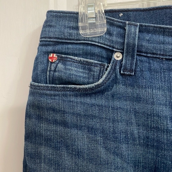 ❤️HUDSON KRISTA distressed blue jeans.  27 - Picture 3 of 8
